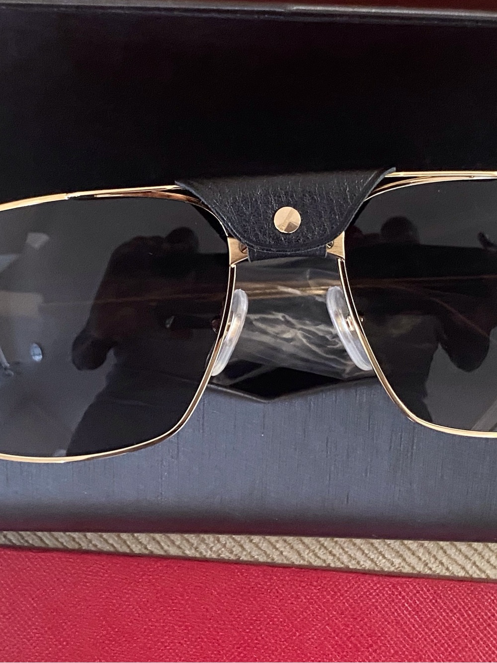 Cartier Sunglasses in Black and Gold - Picture 9 of 13